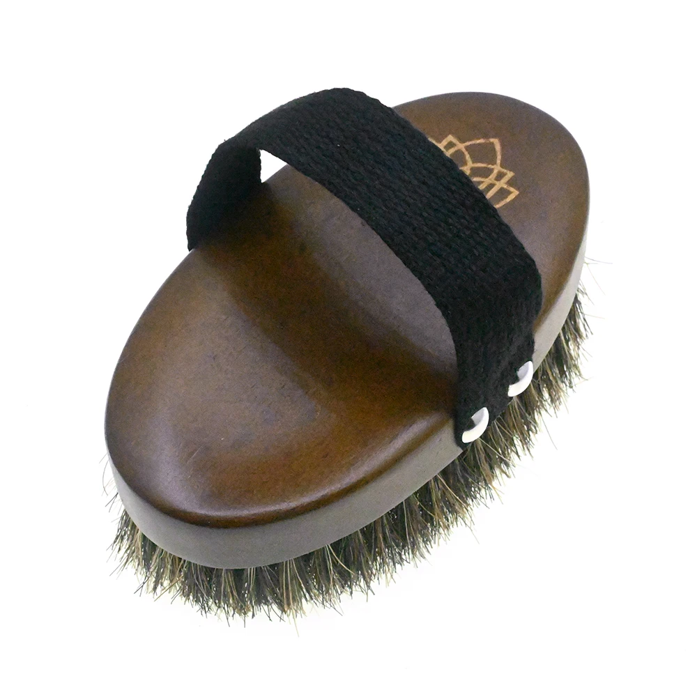 Exfoliating Body Brush Skin Dry Skin Brush Cellulite Horse Har 3cm High Tanpico Bristle Circulation Improve Reduce Stress