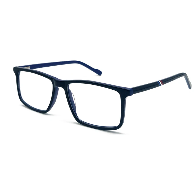Wholesale square style glasses acetate eyeglass frames optical for men