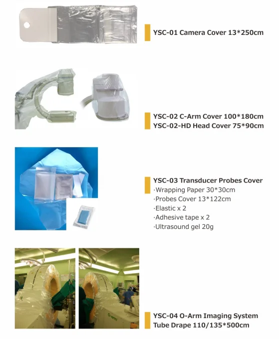 Surgical drape sterile sleeve cover ultrasound probe surgical cover Plastic film Medical equipment Tube cover
