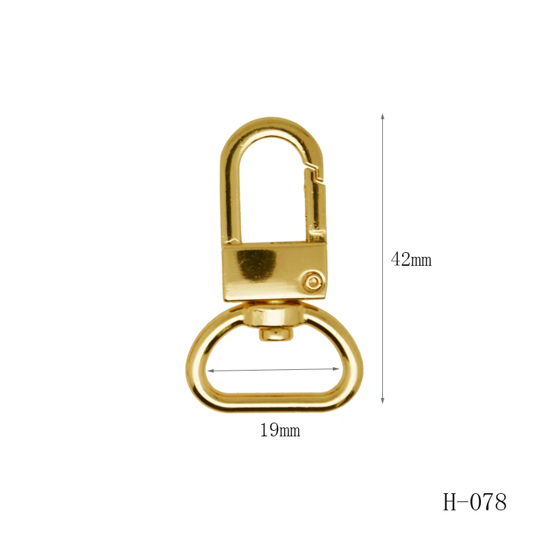 2024Metal Snap Hook for Handbag Accessories Dog Hook  Custom Metal Bag Parts decorative buckle