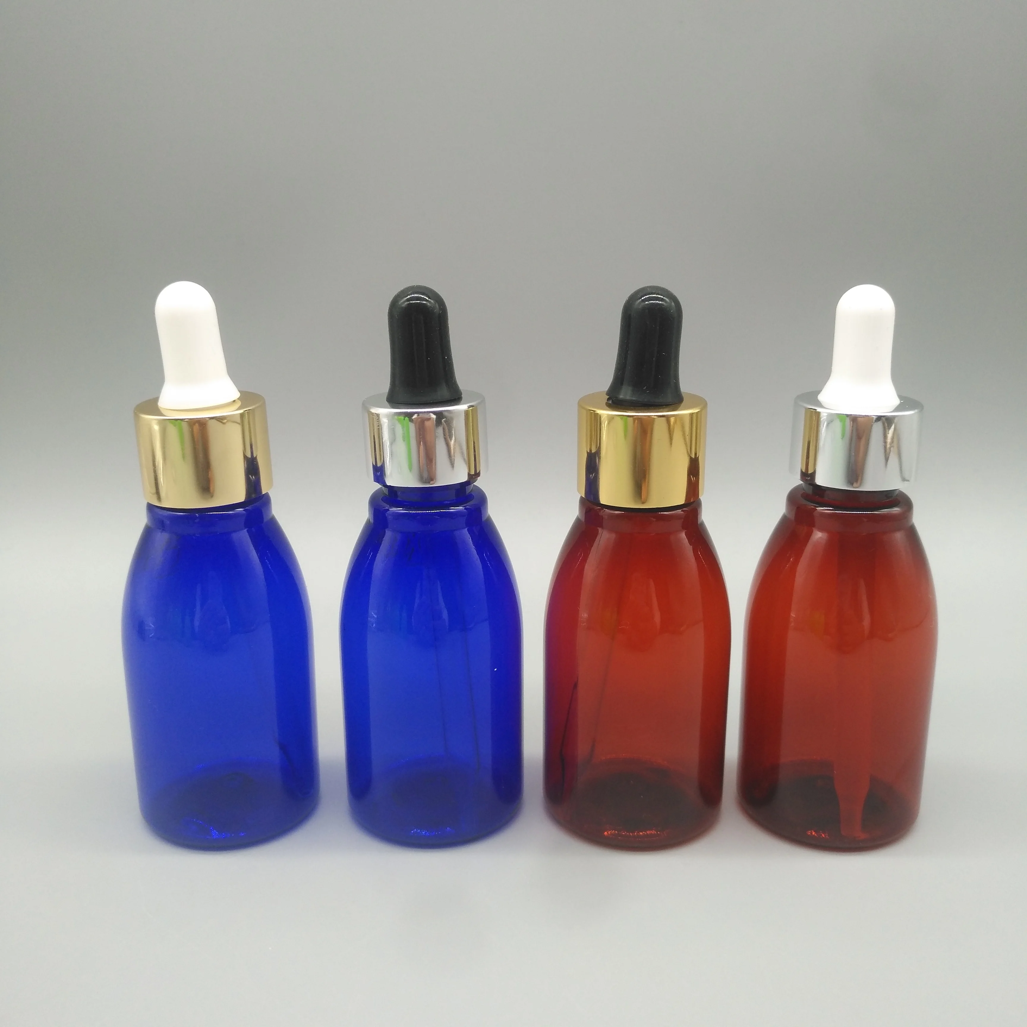 Factory Price 50ml Plastic Dropper Bottle For Essential Oil Serum Oil Skin Care Cosmetics Packaging