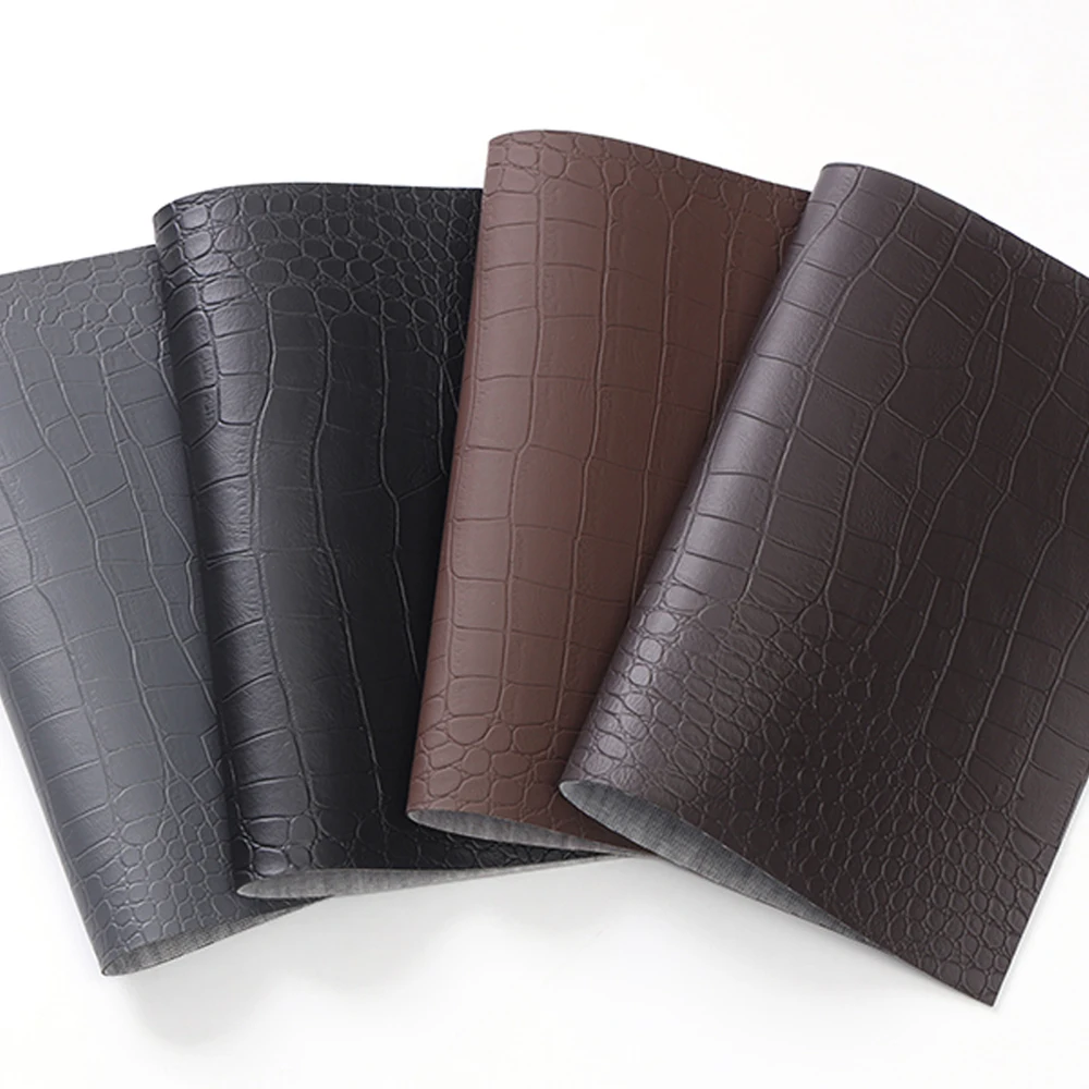 PVC alligator leather fake crocodile skin leather for croc leather fabric sofa and bags