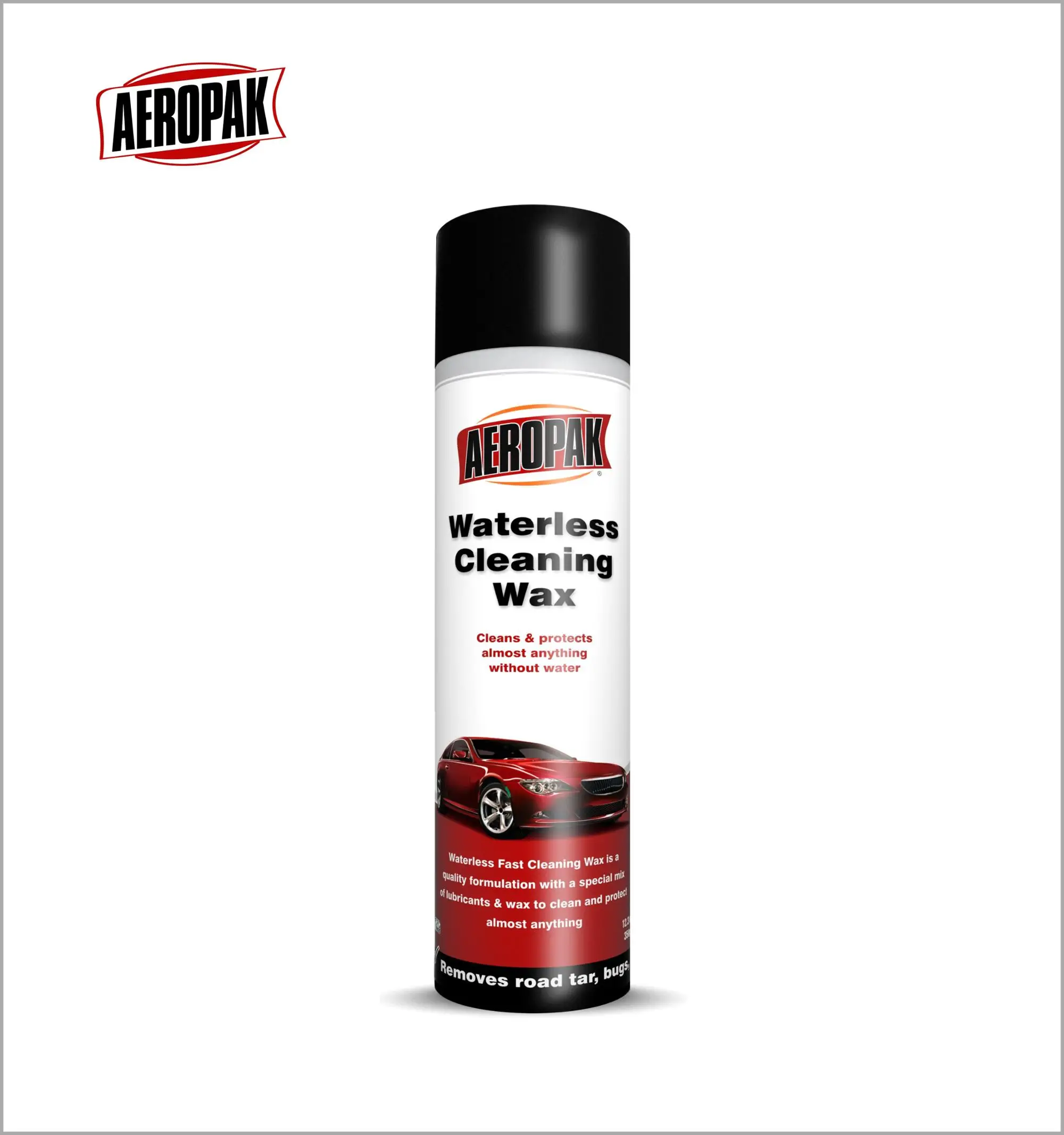 Aeropak 500ml Aerosol Spray Wax Cleaning Polishing Protecting