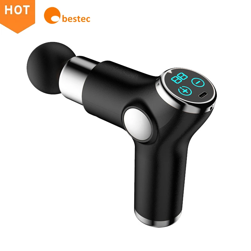 The new LCD Electric Wireless Massage Gun Muscle Massage Gun Deep Tissue
