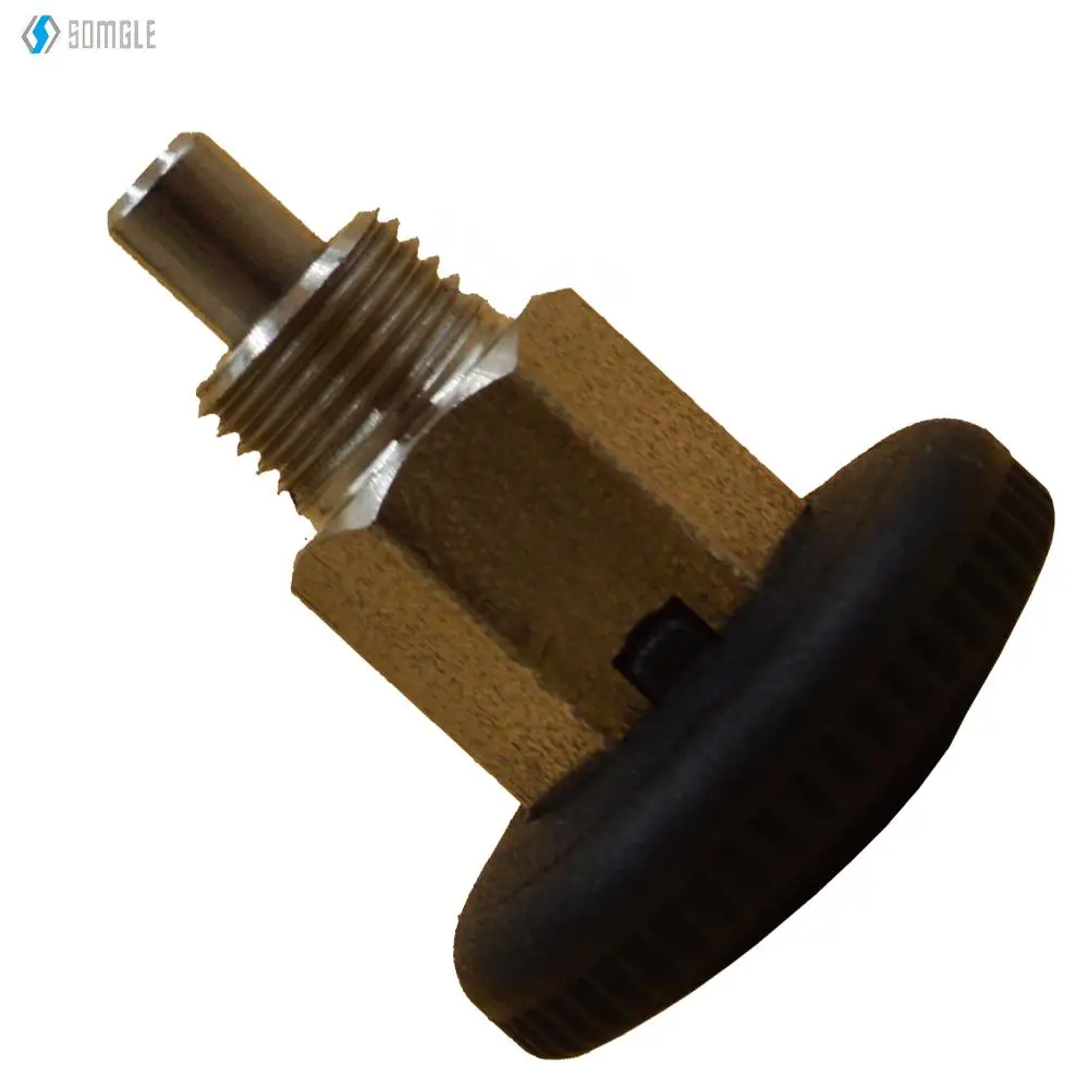 Mini custom hexagon body spring locking index plunger and indexing plungers for GN 822.1