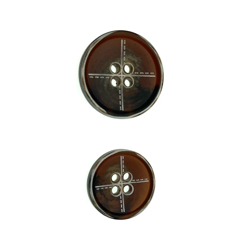 locking safety plastic Button colorful breakaway 4 hole plastic button