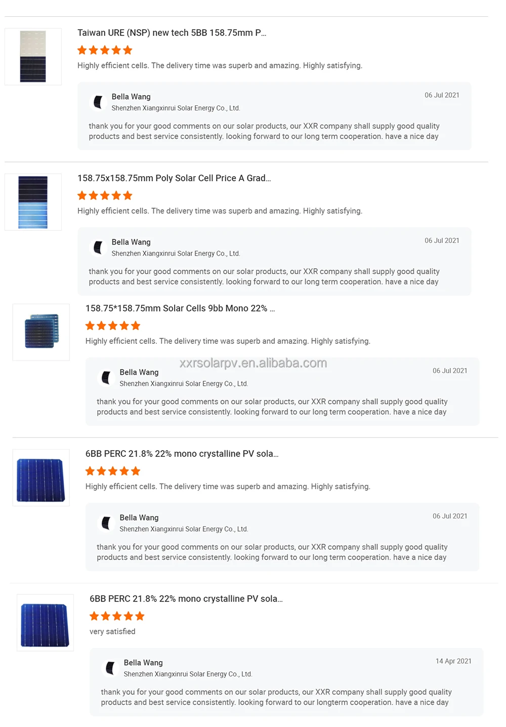 158.75 166mm feedback