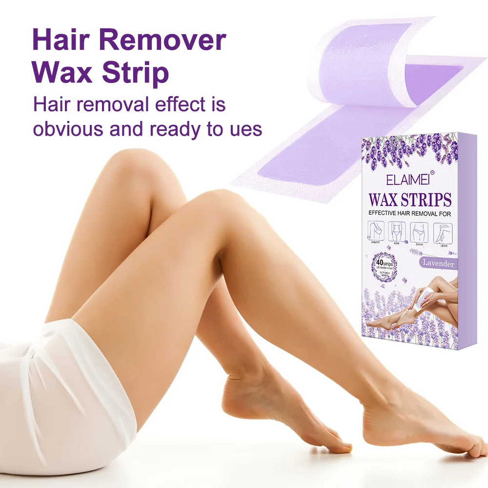 Wholesale Smoothing Fast Effective Hair Removal Body Facial Wax Strips