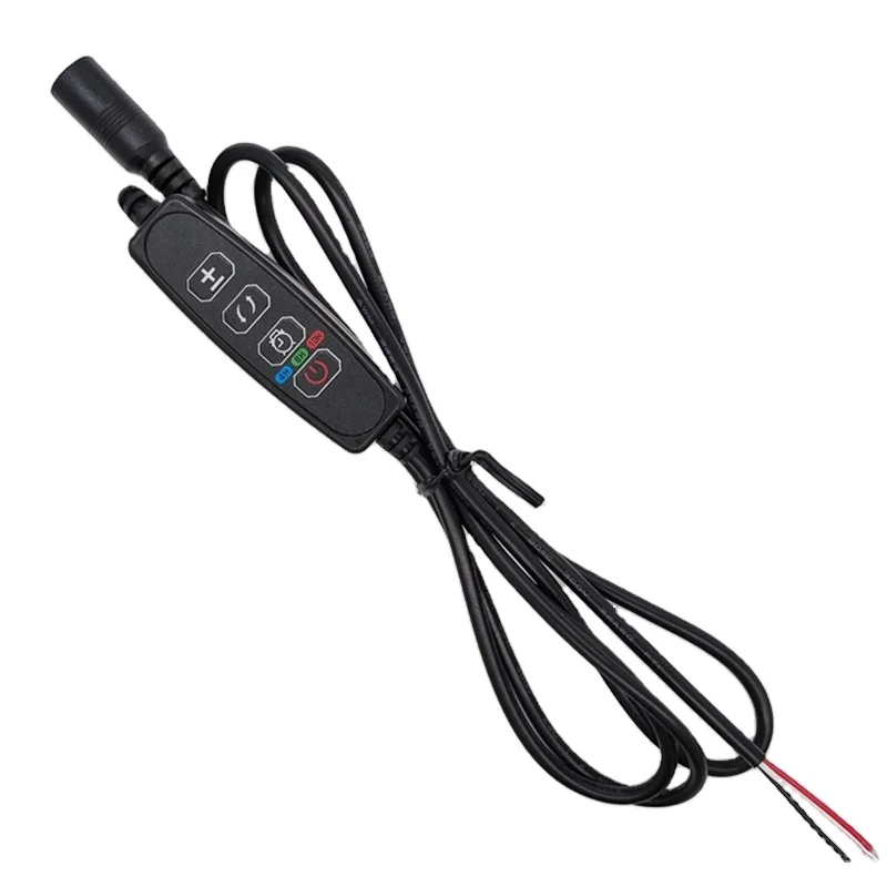 Led Dimmer With Dc Connector Wire 5V 12v 24v Lighting Dimmer Manual Switch Dimming 5.5x2.1mm Dc Connectors