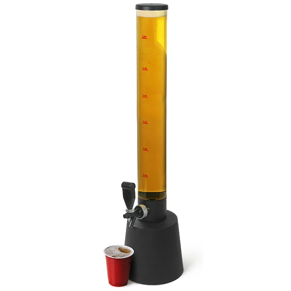 Заводская пивная Башня Диспенсер Настольный напиток Вечеринка бар Tailgating Home 3L