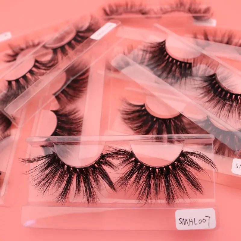 
Customized Faux Mink Eyelashes / 3D Mink / Silk Eyelash With Private Label Eyelash Boxes 