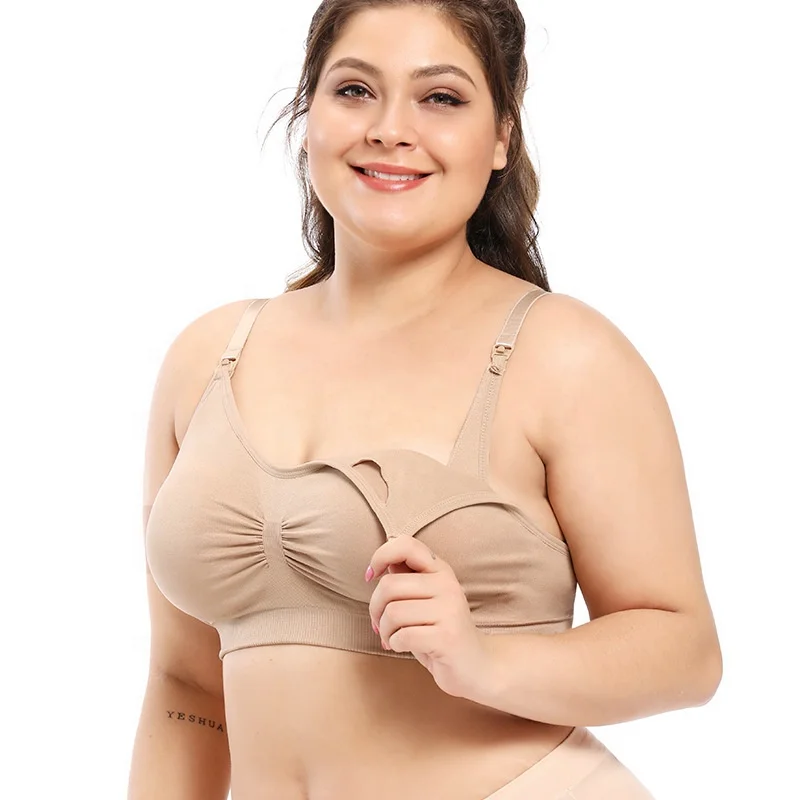 
Personalized Newest Support Super Push Up Bra Surgry Nursing Plus Size Sports Bra Custom Corset Seamless Stretch Nursing Bra 