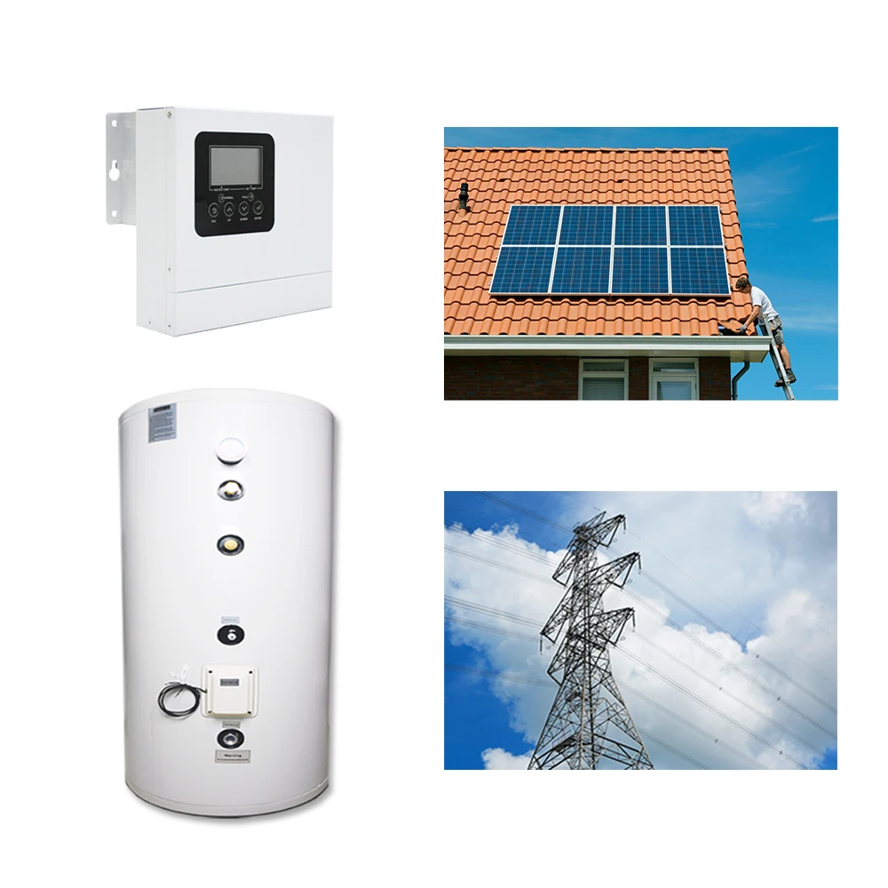 4000W Solar Water Heating Controller for Home Hotel Electric Automatic Switch AC Heating Outdoor Application Solar Panel System