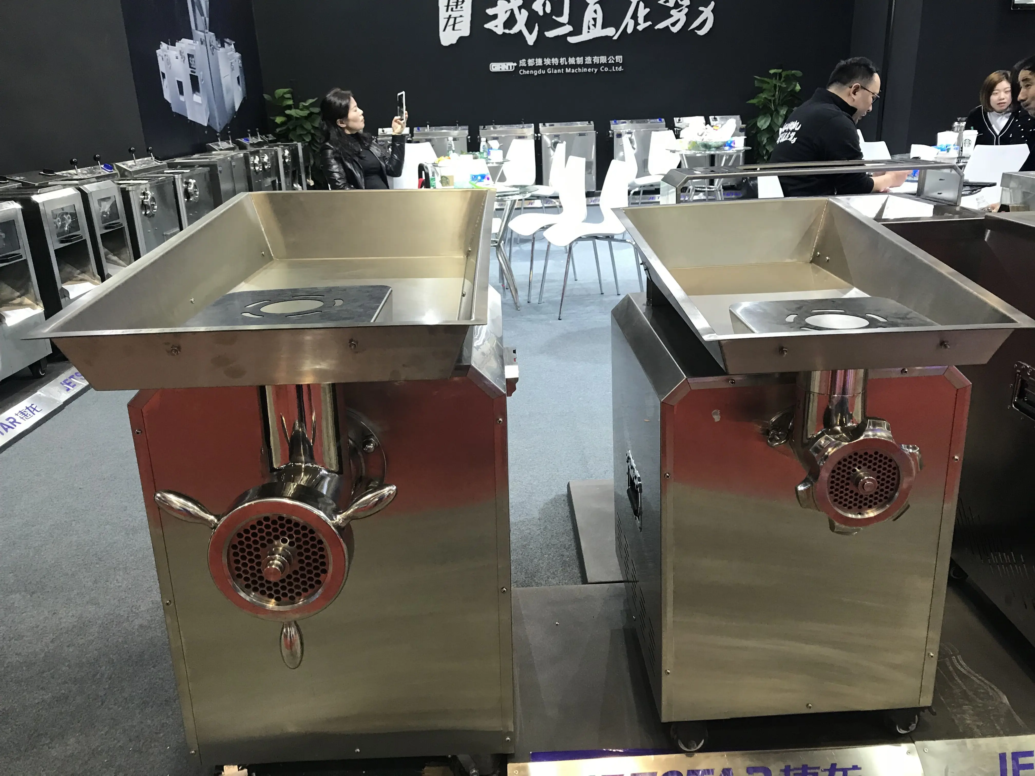  Промышленная Мясорубка из нержавеющей стали VS-42 с CE для мясоперерабатывающей