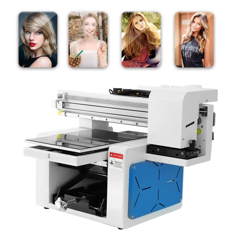 Uv Printer A4 Flatbed for Glass Wood PVC Leather Acrylic Phone Case Inkjet Large Format Small Glass Perfume Bottle Uv Printer