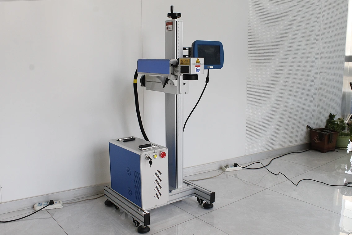 2024 new type pvc pipe laser marking machine flying laser marking machine