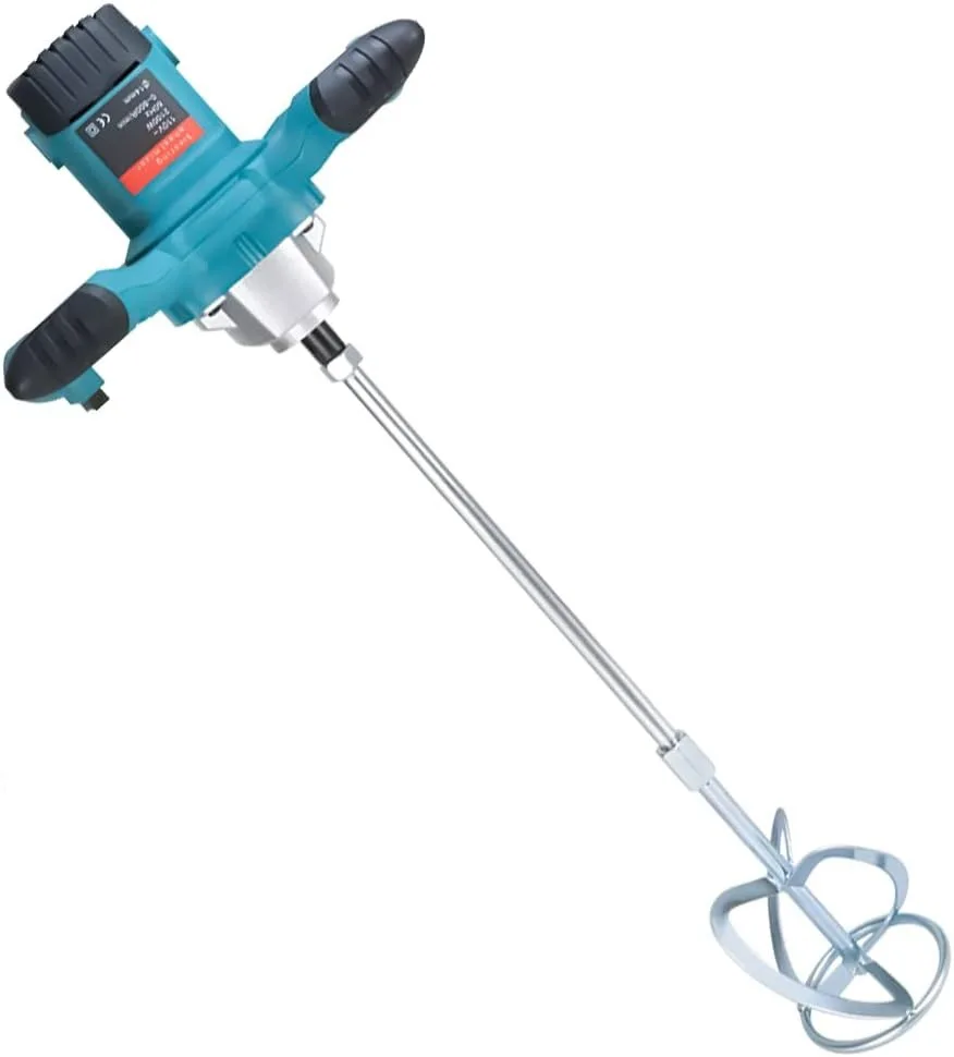 220V 2100W New Fast Stirring Handheld Paint Cement Mortar Power Tools Electric Steering Wheel Mixer