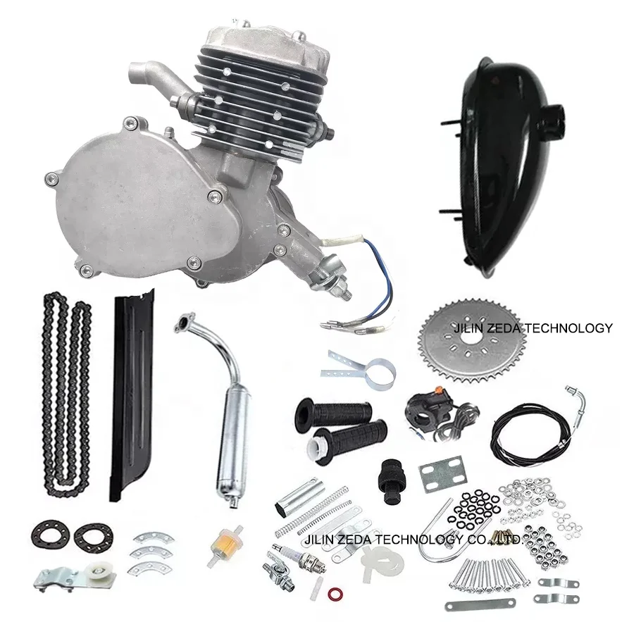 ZEDA-48 engine set motorized racing petrol hub motor 2 stroke chopper bike engine bicimotor motorized bicycle