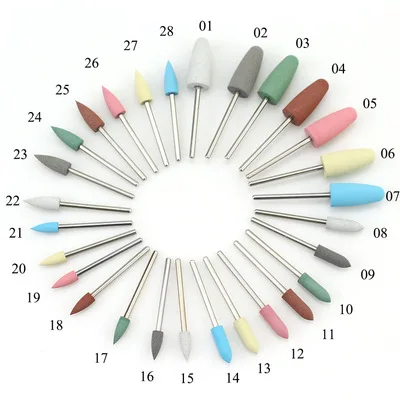 Wholesale 7Pcs Manicure Electric Drill Head Nail Buffer Polisher Pedicure File Silica Salon Tool Products