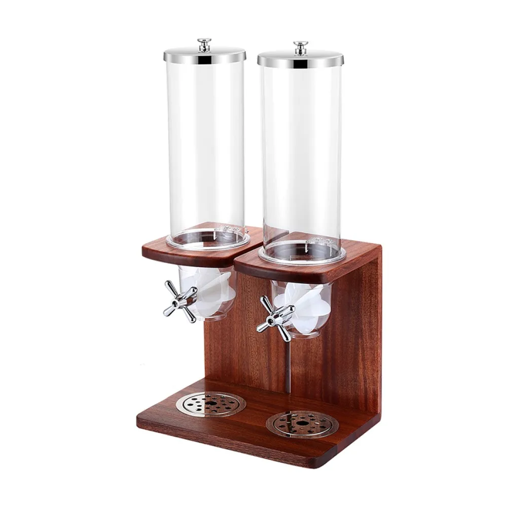 Stores Restaurants Cereal Dispenser Machine Transparent Plastic Bulk Food Cereal Dispenser