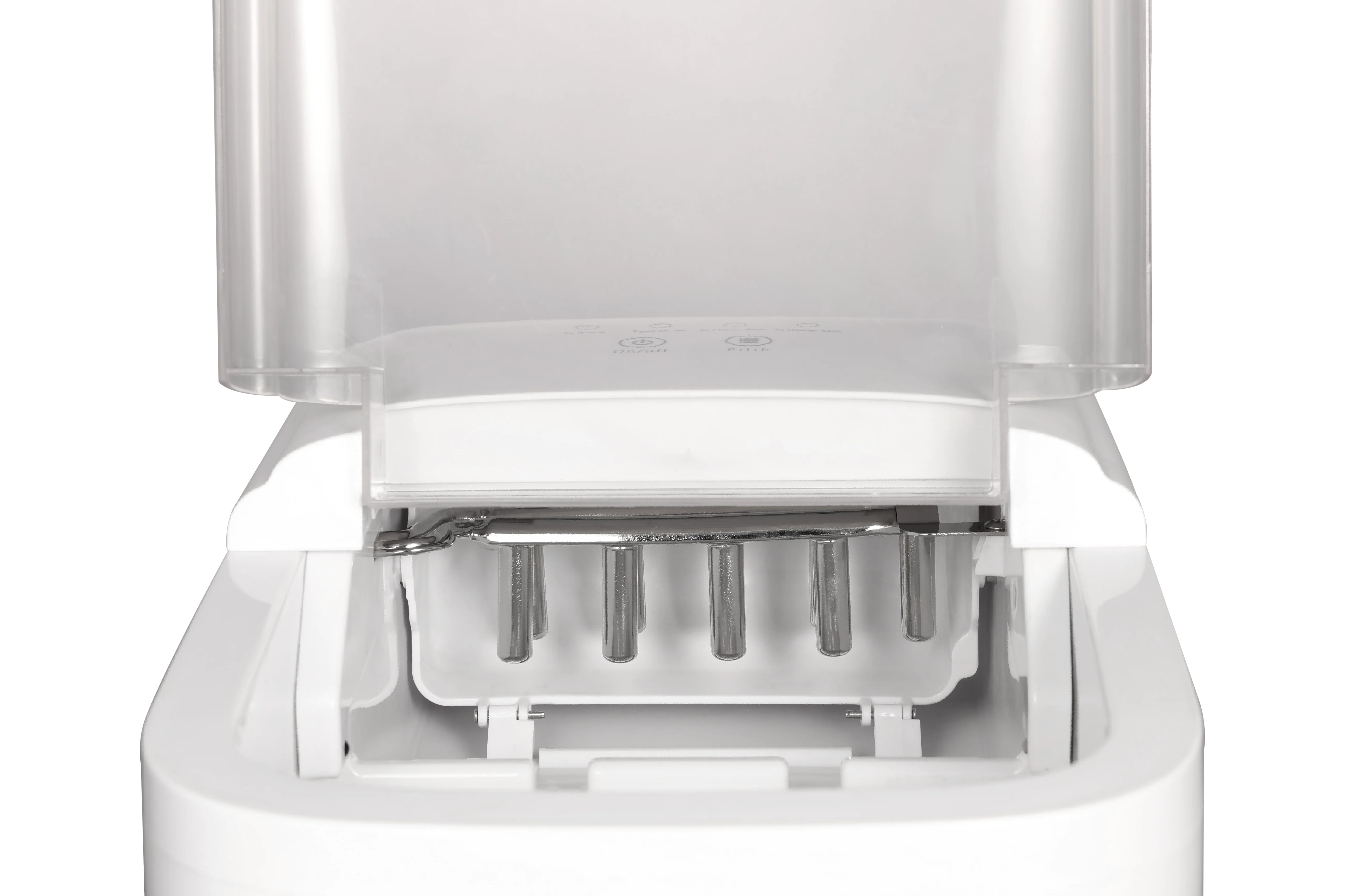 under counter ice maker machine for home 12kg bullet ice per day black white small ice making machine