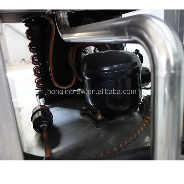 Honglin stainless Steele fermentation jacket tank 5000L conical fermenter