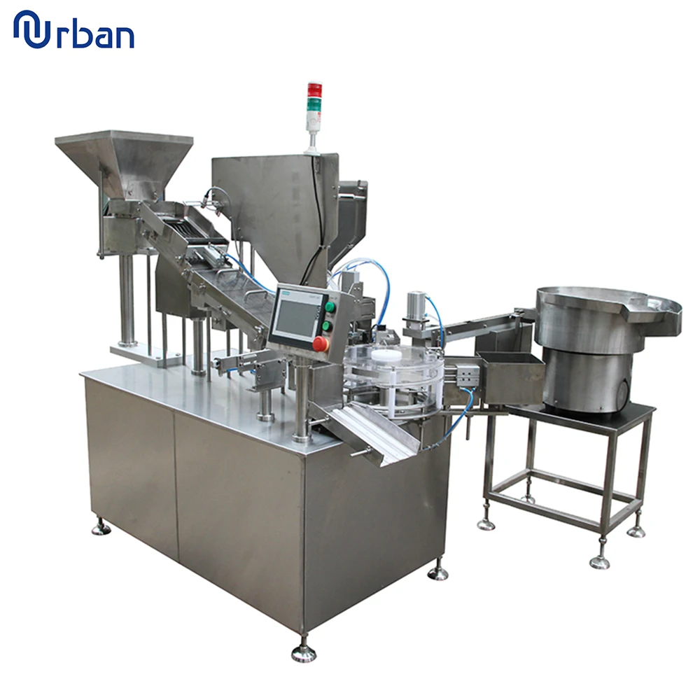 Vitamin C Effervescent Tablet Bottle Tube Filling Packing Machine