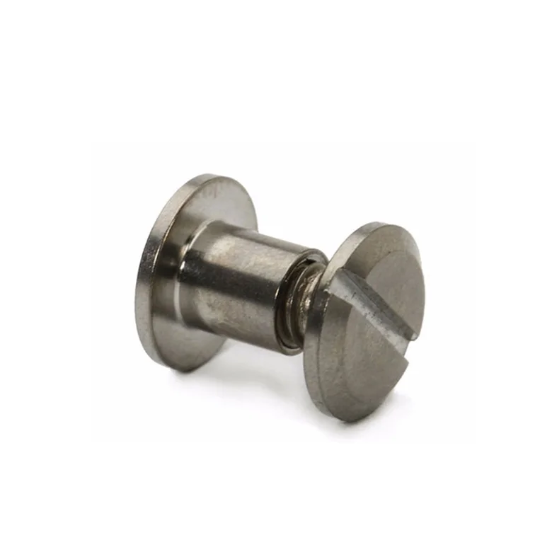 Chicago Binding Screw M3 X 6mm Barrel Flat Head Hex Short Binding Screw