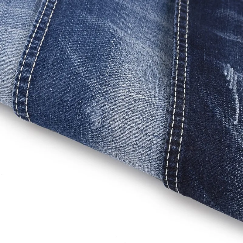 Light weight cool max with tag good elastic summer new design warp slub China denim fabric factory