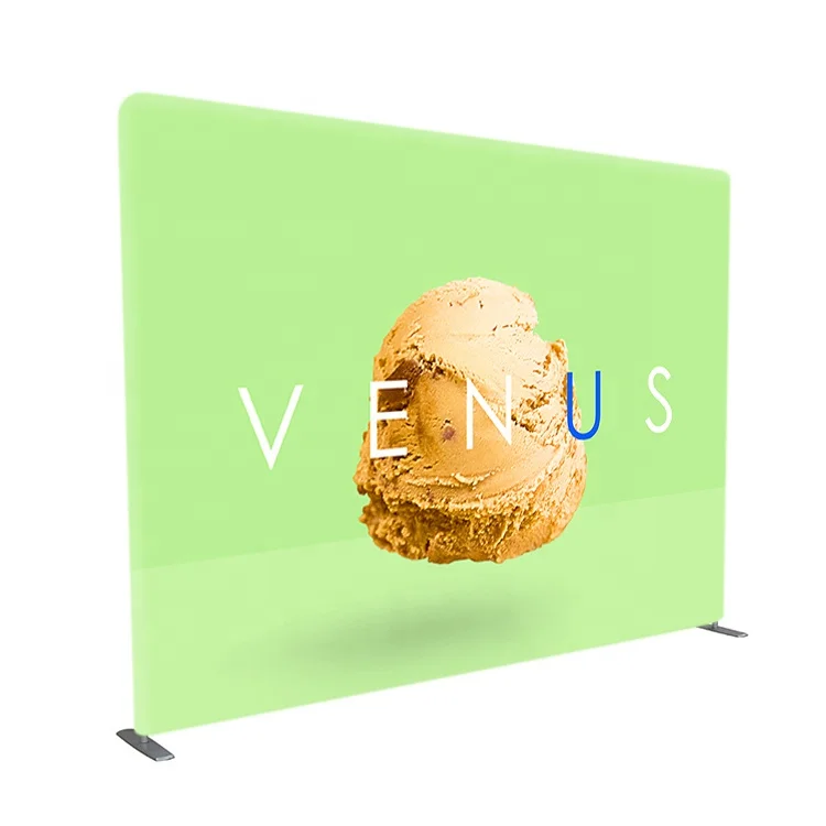 Stretch 10ft 8ft portable exhibition fabric backdrop trade show booth wall
