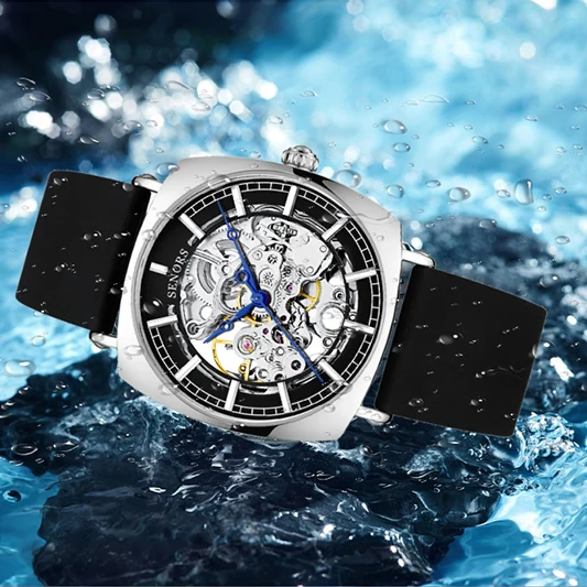 Automatic Movement Watches Waterproof 3 ATM Men Mechanical Wrist Watch Design Your Own Logo Chinese SHANGHAI Watch Tourbillon