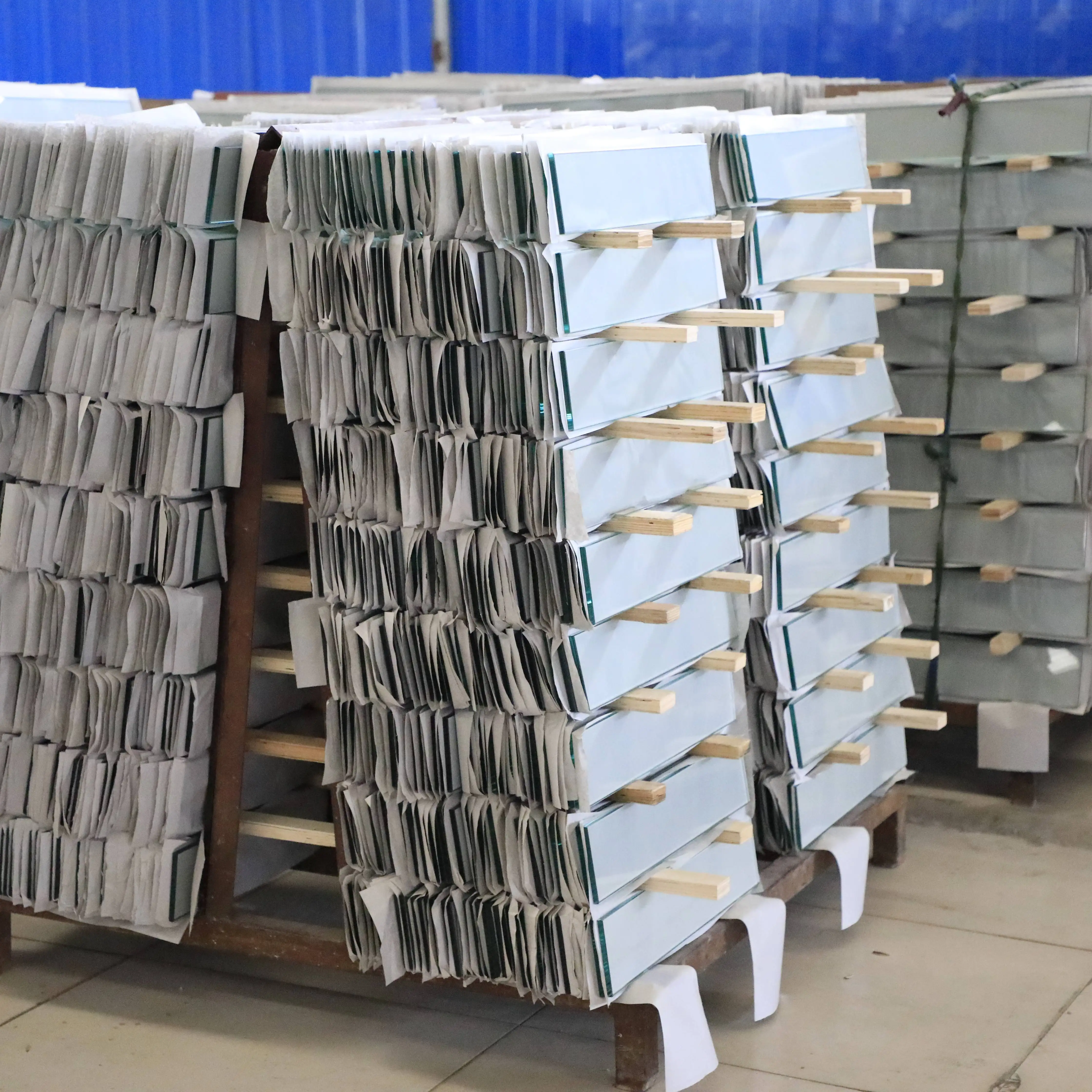 Top Quality vidrio templado big size glass door interior construction fence glass shelf