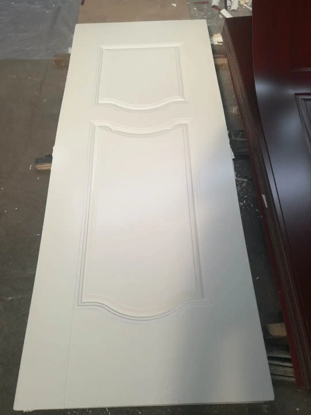 White color High Quality Internal Bedroom Door Flush Wooden Door Interior bedroom Door