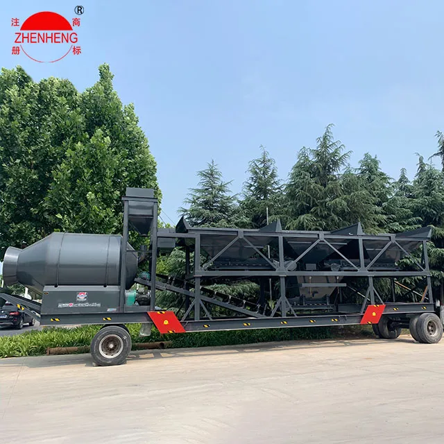 Customizable mobile concrete drum mixing station in Malaysia