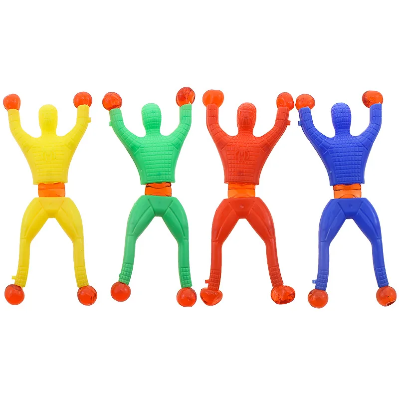 Climbing Man, Stretchy and Flexible Crawler for Kids,Mountain Climber Figures Wall Tumblers Sticky Toys