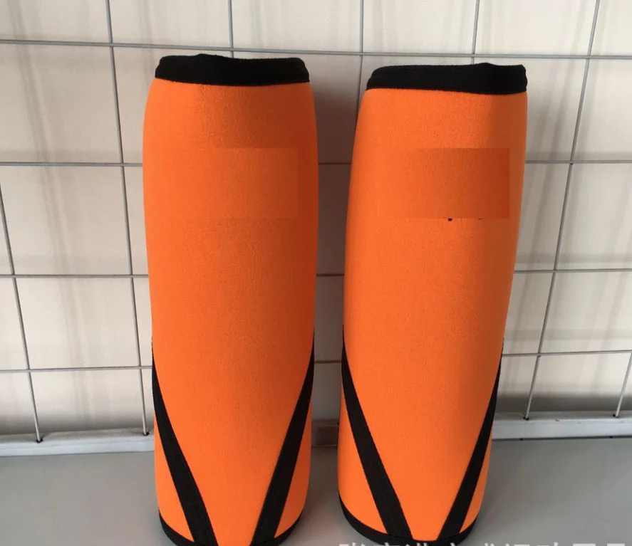 Фабричный неопреновый бандаж на колено с логотипом под заказ для тяжелой атлетики, тренажерного зала, бандаж 7 мм для мужчин и женщин