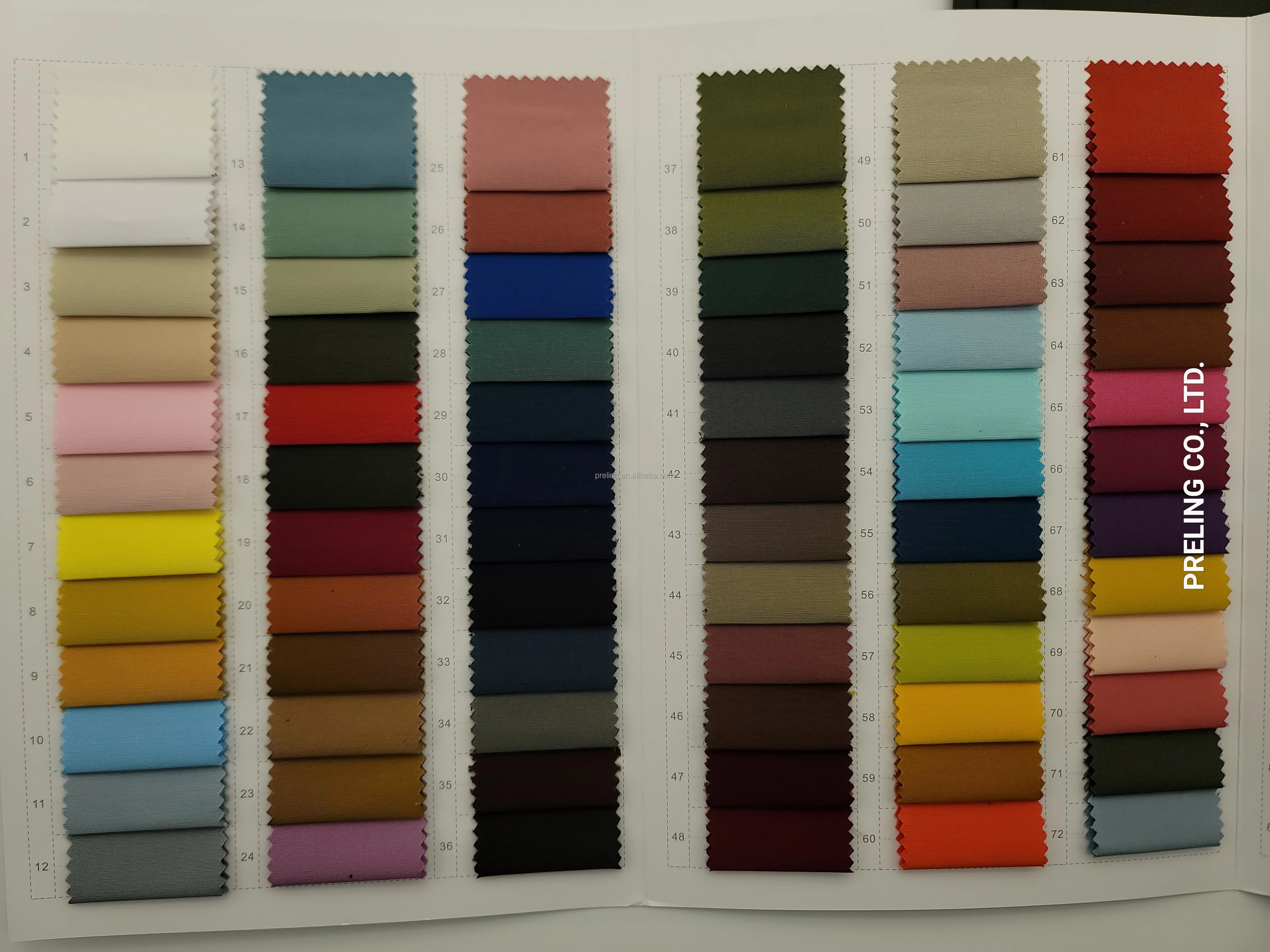 Cotton feel polyester 150D*21S spun yarn plain for down coat jackets