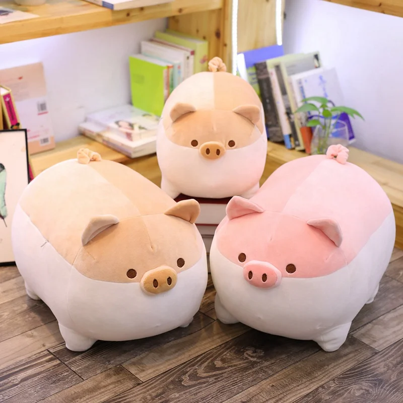 Stuffed Pig Kids Gifts Home Decor Plush Cartoon Animal Piggy Wiggy Pillow Toys