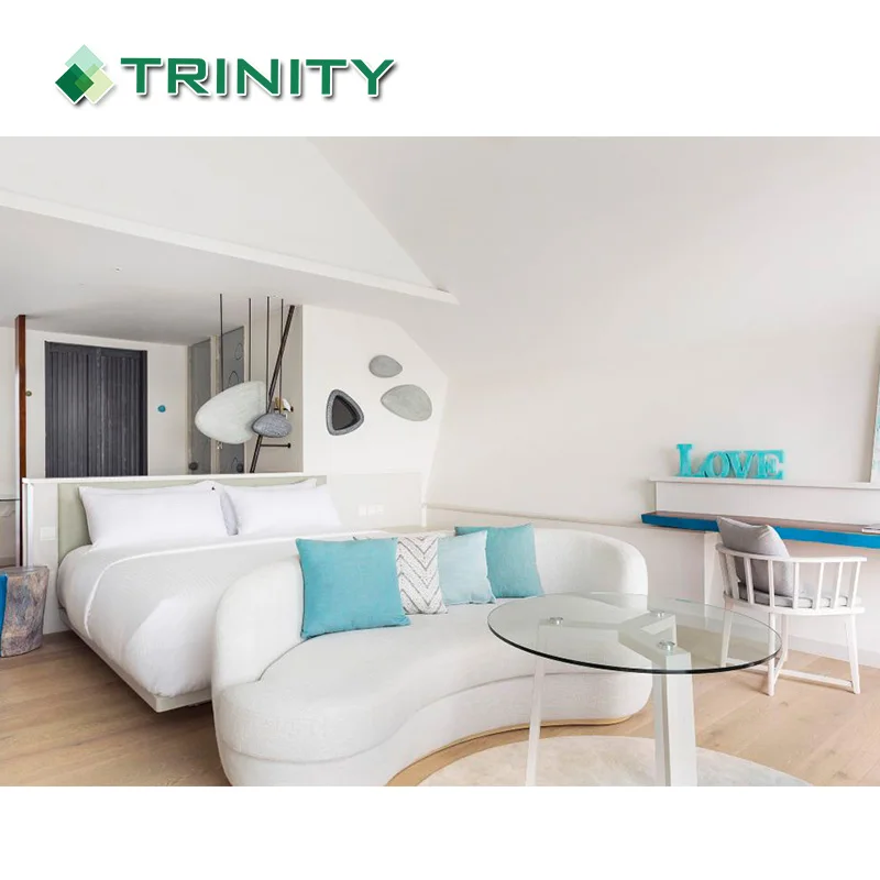 Современный элегантный дизайн, 5 звезд, гостиничная комната, деревянная кровать, вилла, курортный спальный комплект мебели