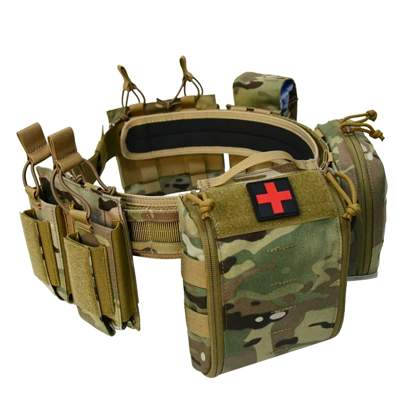 GAF 1000d nylon quick-releas buckle tactical molle belt  pouch set