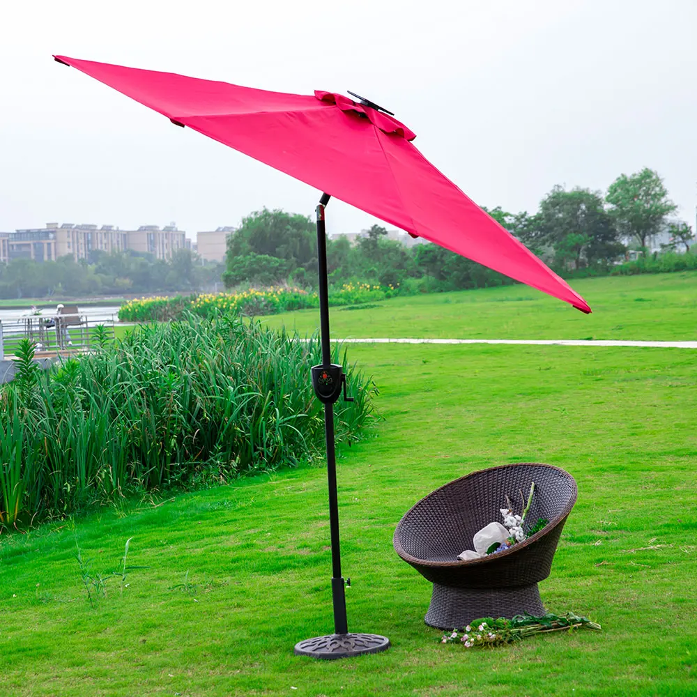 MIA Garden Furniture Aluminium Sun Shade Parasols Outdoor Umbrellas Sun Shade for Pool Beach