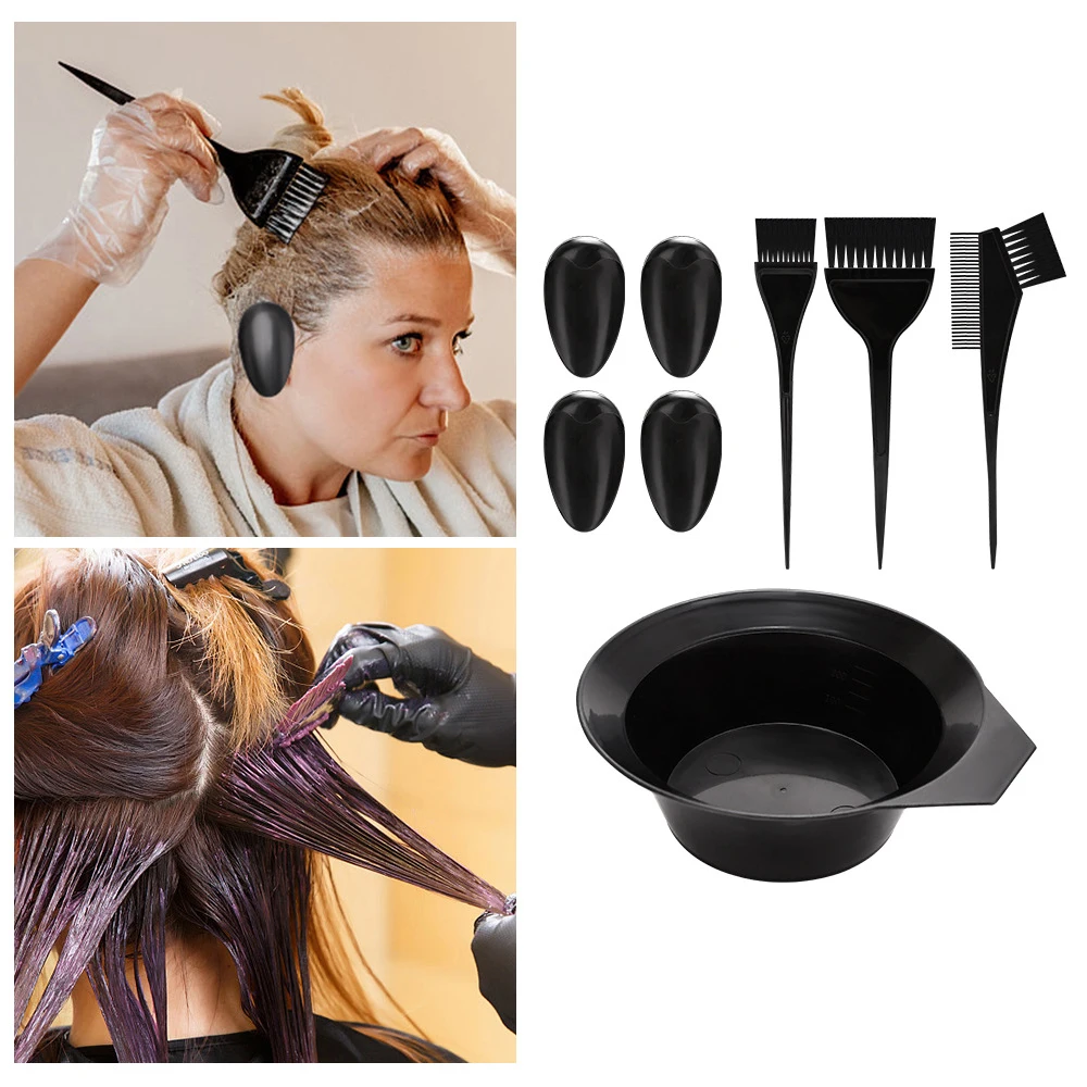 Pro Barebr Equipment Mixing Bowl For Hair Dye Custom Logo Hair Color Brush And Bowl Set Color Bowls For Hair Salon