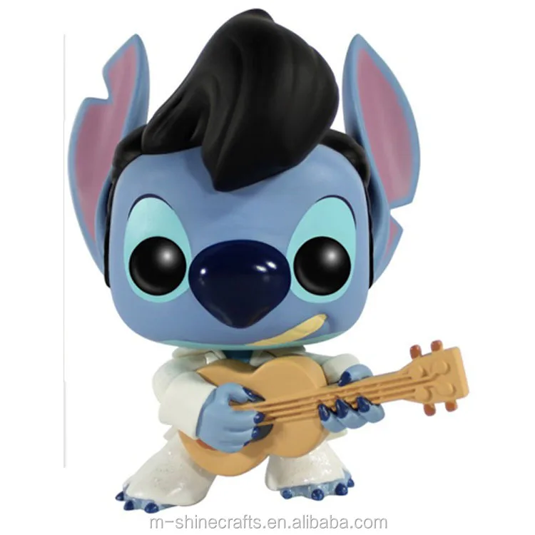 (Wholesale) High Quality Collection Cartoon PVC Action Figure blue Stitch #127 pop doll Toys For Gifts