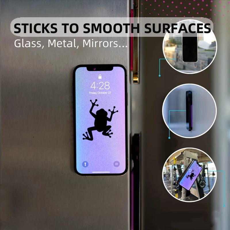 Reusable 24 Square Silicone Suction Cup Mobile Phone Tablet Suction Cup Videos Selfies Thickening Silicone suction phone holder