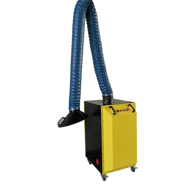 Fume extractor smoke collector for welding