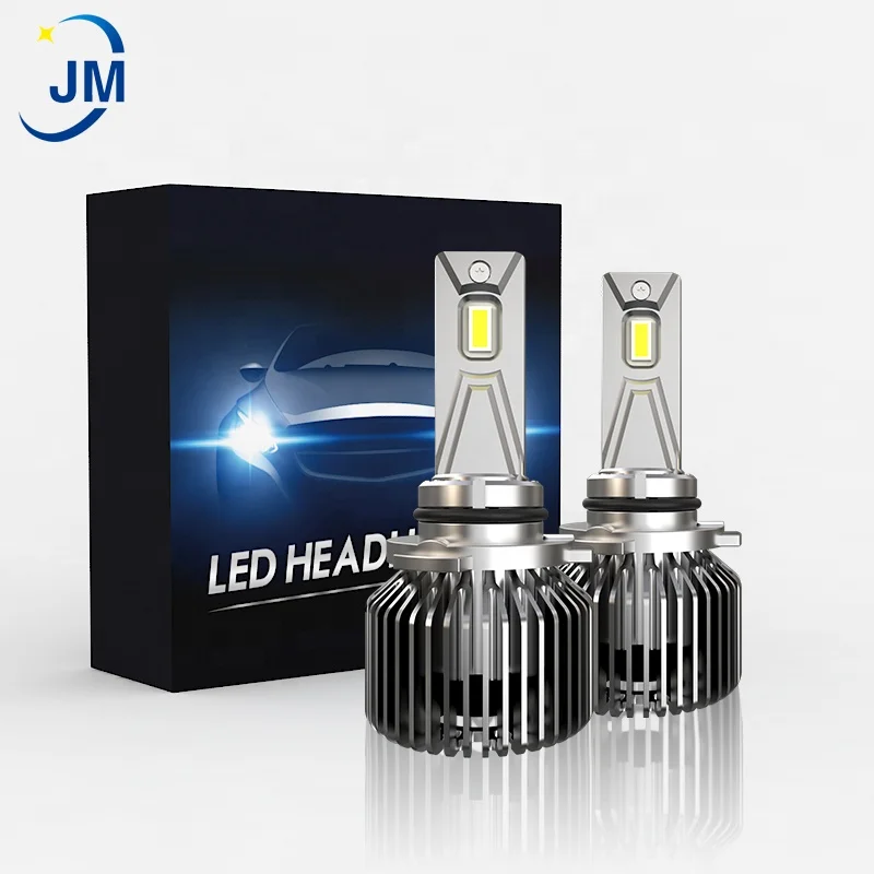 Super Bright 9005 9006 LED Headlight Bulb 12V Factory Price H4 6000K Color Temperature for Front Lamp 20000LM