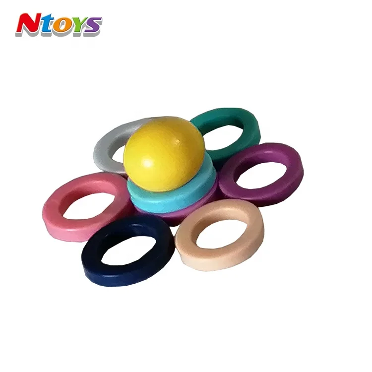 Hot Sale Wooden Educational Toys Three in One Beaded Logarithmic Plate Over 36 Months for Kids