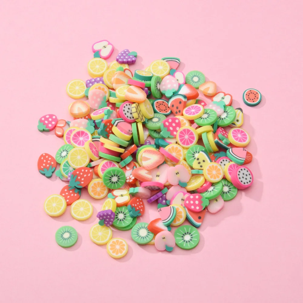 Professional roses polymer clay beads set For Necklace