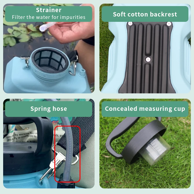 Wholesale Low Price 12 Liter Disinfection Sprayer Machine Knapsack Hose Nozzle Battery Sprayer Electronic For Watering Plant