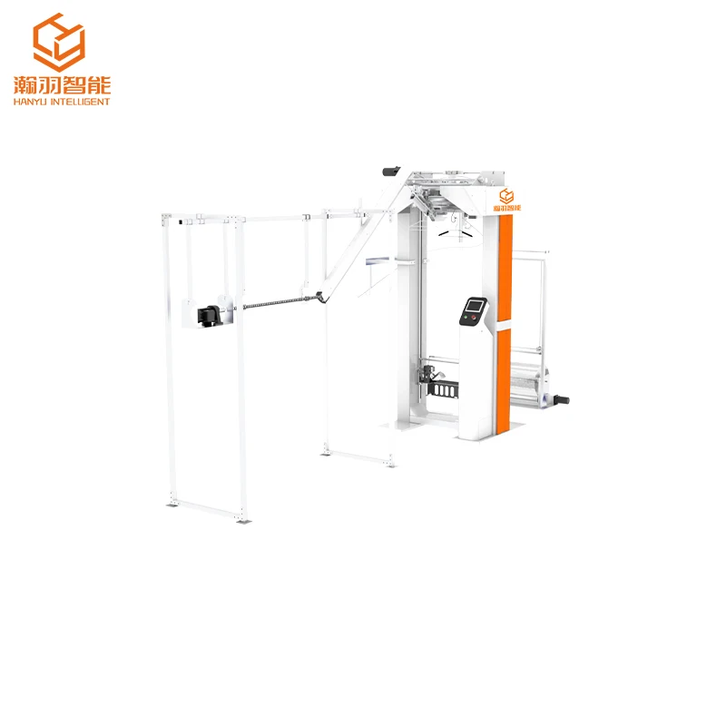 Automatic vertical garment bagging machine t shirt blouse and pants clothes vertical bagging machine for clothes dry clothes